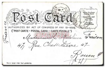Park Row Building — Nova Iorque — Ill. P. Card Co., 118 Chambers St., N.Y. — Verso