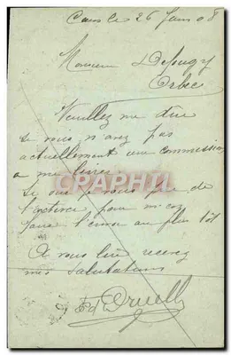 Carta postal da República francesa — expedida de Béthune (Pas-de-Calais) em torno de 1913 — editor não identificado — Verso