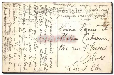 PARIS — O Jardim do Luxembourg, o Palácio do Senado — Editor J. B. N. n° 45-c — Verso