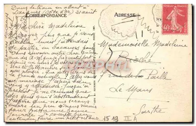 SENS — Abside da Catedral — L.L. — Verso