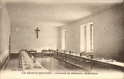 La Sainte-Beaume — Convento de Béthanie — Refeitório — Cliché Amiel