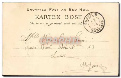 Port-Louis — A Cidadela — Edição Ville Quipper, n°2032 — Verso