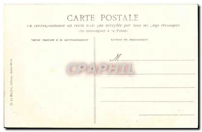 Saint-Malo - The Tomb of Chateaubriand — Côte d'Émeraude, publisher HUM, n° 184 — Back