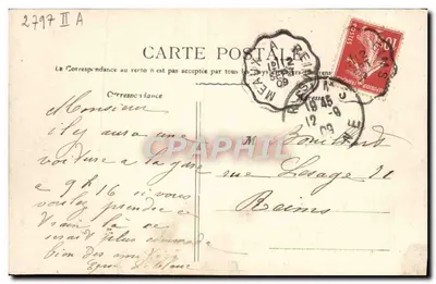 Saint-Mihiel — Rzeka Meuse na Mostowym Nowym i Fort na Camp des Romains — Ch Foliguet, fot. i wyd. — Rewers