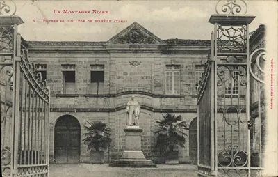 A Serra Negra — Entrada do Colégio de Sorèze (Tarn) — Fotógrafo Labouché, Toulouse