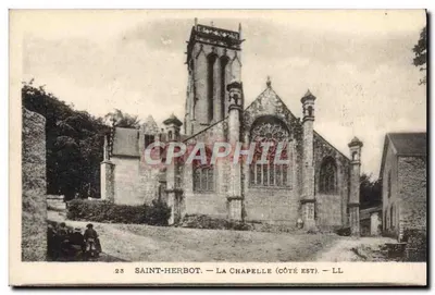 Saint-Herbot — A capela (lado leste) — LL