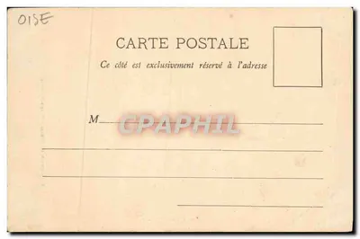 Katedra w Senlis — Duży portal — E. Vignon, Lib. - Edit., Senlis — Rewers