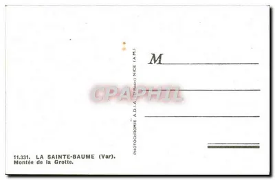 Święta Bauma (Var) — Wspinaczka na jaskinie — Fotokromia A.D.I.A. (Roch) Nice — Rewers
