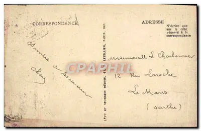 Parame — Wielka półmoc — Lévy & Neurdein Réunis, Wyd. Paryż — Rewers