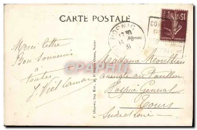 Pornic (Loire-Inf.) — O Castelo — F. Chappeau, Imp. Édit., Nantes — Verso