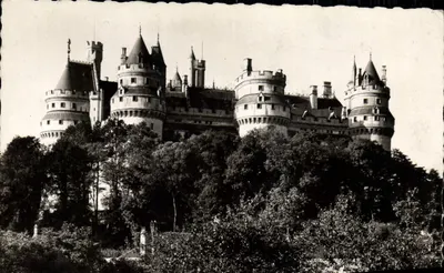 Nowoczesna pocztówka Pierrefonds Zamek Cote Est