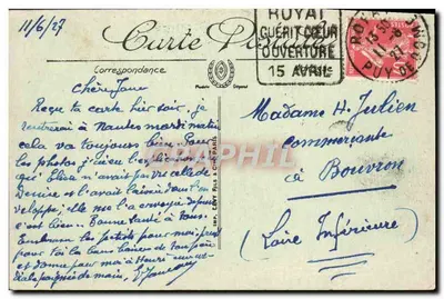 Clermont-Ferrand — Źródło Skamieniałe — Naturalny Most Saint-Alyre — LL. Selecta — Rewers
