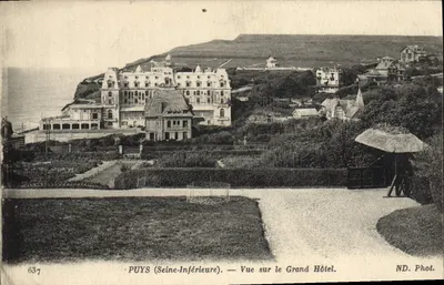 PUYS (Seine-Inférieure) — Vista do Grand Hôtel. ND. Fot.