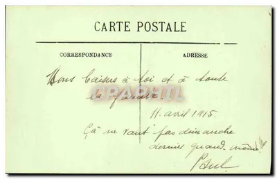 Pornichet-les-Pins — A Praia — LL. — Verso