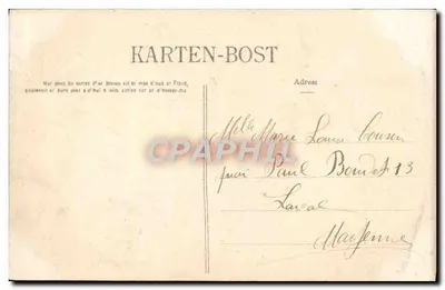 PONT-AVEN — As margens do Aven no Bois d'Amour — editor KARTEN-BOST, n° 3116 — Verso