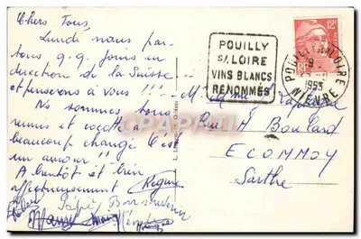 Peuilly-sur-Loire (Nièvre) — O Village dos Loges — CPHAPHIL — Verso