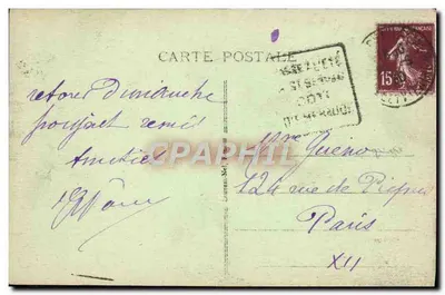 St-SERVAN-sur-MER — Widok ku portowi z wieży Solidor — Wybrzeże Emeraude — Rewers
