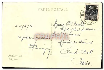 Besançon-les-Bains — Widok z Fortu Brégille — n° 2609 — Rewers
