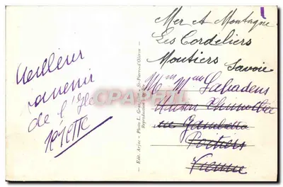 Ilha de Oléron - Saint-Trojan — Embarqueamento para Ronces-les-Bains — Editor Arjac — Verso