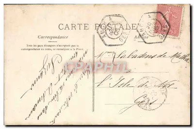 Jovem casal saindo de ovos — Feliz Páscoa — G.L.N, Paris, n°3.102 — Verso