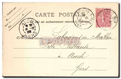 Toulon — 83 — Het Marinewapen, de Kade van de Klok — Citébé Girand — Achterkant