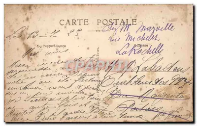 Apothéose de la Victoire — 14 Juillet 1919 — Le Général Pershing à la tête des troupes américaines — Éditeur non identifié, n° de série 2 — Verso