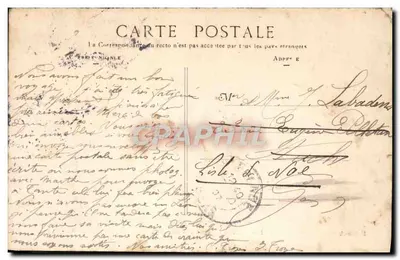 Entrada da Caserna dos Celestins — Guarda Republicana — Débrock 34 — Verso
