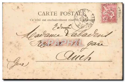 Cachoeira de Cérigéy — Editor R.A.J.D. — N° 111 — Verso