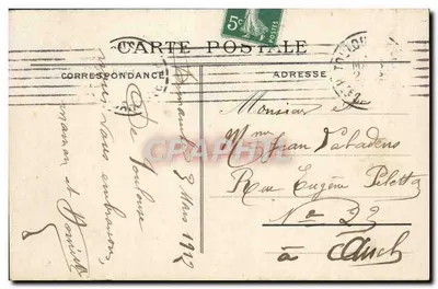 Toulouse — Wejście do Toulouskiego Parku — Darré, wydawca — Rewers