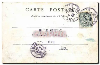 Toulouse. Basílica de San Sernin — cliché Bautillon, editor D. T. Amities — Reverso