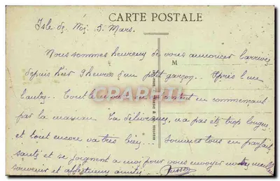 Place Foch - Monument aos filhos da Ilha de Noé — Mortos pela França 1914-1918. — Verso