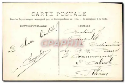 Marseille - Der Hafen Ausgang — Phototypie n. Lacoue — n° 1054 — Rückseite