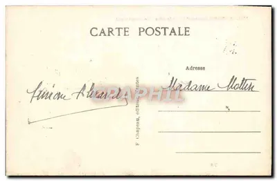 Le Croisic (Loire-Inf.) — À la Côte — Le Grand Autel — Éditeur F. Chapeau, Nantes — Verso