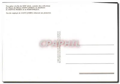Funcionários de Saint-James — final do século XIX — Coleção Saint-James — Verso
