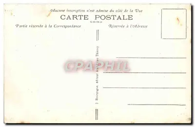 Evreux (Eure) — Vista da Catedral — J. Bourgogne, editor em Château Thierry — Verso