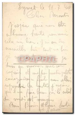 Eymet - O Castelo dos Teyssonnières de Grammont (século XIII) — Editor: Dordogne - 17. Eymet — Verso