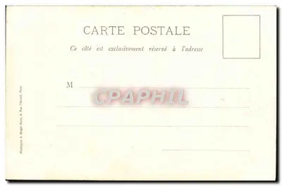Evreux — College Saint-François — Fototipie A. Bruger, Parijs — Achterkant