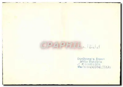 Catedral de Colônia — cena de praça no inverno — Erzedgung y. Export fether Bijouterie E. LOEWASCHER, Viena — Verso