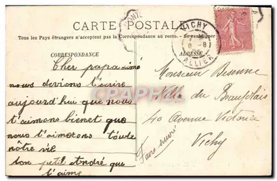 Fontainebleau — La Forêt — Les Gorges de Franchard — LL. — n° 214 — Achterkant