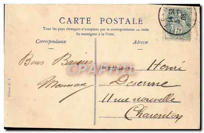 Lille. A Torre Nobre, à noite. — Edição G. L. — Verso