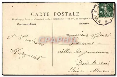 Pouguès-les-Eaux — Jezioro — B.F. Paris, n°4 — Rewers