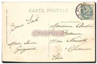 Fontainebleau - Die Wälder - Der Adlerhorst - LL. - N°184 — Rückseite