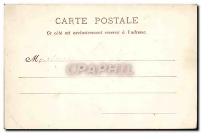 Tarjeta postal antigua Samoens Et Pointe De Criou — Reverso