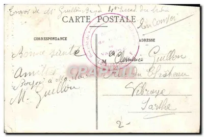 Valence - Buste Piusza VI w katedrze — kolekcja P. Peyrouze, Valence — Rewers
