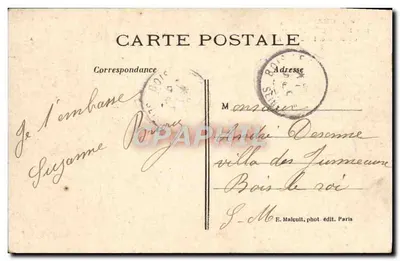 Chaville — Brzegi Jeziora Brisemiche — E. M. — Rewers