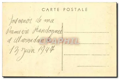 Mussidan (Dordogne) — O Hotel de Ville — Coleção Librairie R. Martinet — Verso