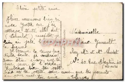 Mulher jovem vestindo um vestido verde — REX 1509 — Editor REX — Verso