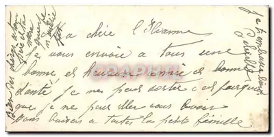 Arranjo de flores — Boas Festas — M. BONNET, n° 107 — Verso