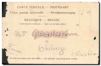 Ypres. Jour de Marché — scène de rue animée avec chariot à cheval et soldats — éditeur Florimond Bartier, Ypres — Back