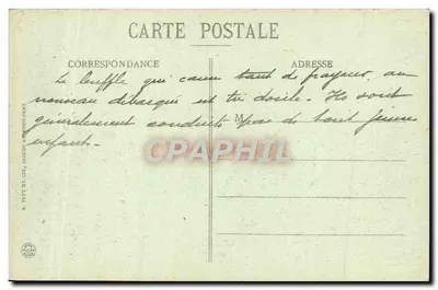 Cochinchina - Domowe byki — Karta pocztowa n°100, wydana przez Cartier & Cie, Paryż — Rewers